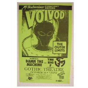  VoiVod Damn The Machine Handbill Poster 