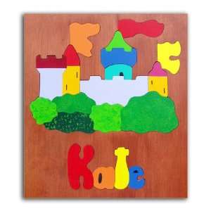  Wooden Name Puzzle for child Prince and Princess Castle 
