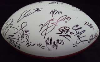 2011 Buffalo Bills Team Signed Logo Football PROOF Ryan Fitzpatrick 