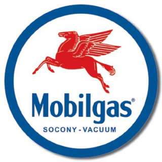 MOBIL GAS Pegasus Logo Nostalgic Advertising Tin Sign  