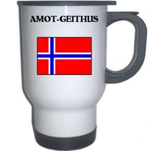  Norway   AMOT GEITHUS White Stainless Steel Mug 