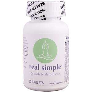  Real Simple, Once Daily Multivitamin, 30 Tablets Health 