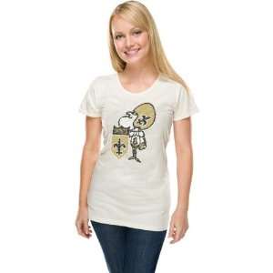   New Orleans Saints Womens Sketchy Logo T Shirt
