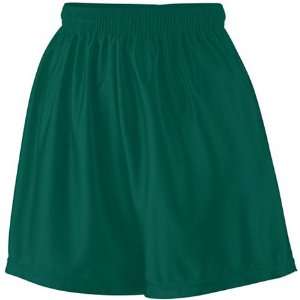  Augusta Sportswear Womens Dazzle Shorts DARK GREEN WS 