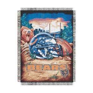 Chicago Bears Woven Tapestry NFL Throw (Home Field Advantage) by 