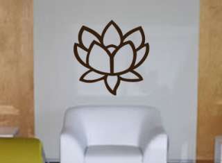 Beautiful Lotus Flower 2 Removable Wall Art Decal  