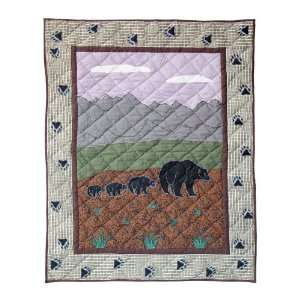  Patch Magic 36 Inch by 46 Inch Bear Country Quilt Crib 