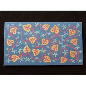 Handmade Paper Envelopes Heritage Leaf design (Pack of 5 