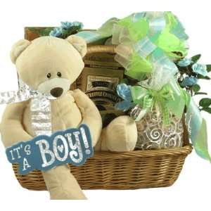 For The Proud Parents of a Precious Prince   New Baby Boy Gift Basket 