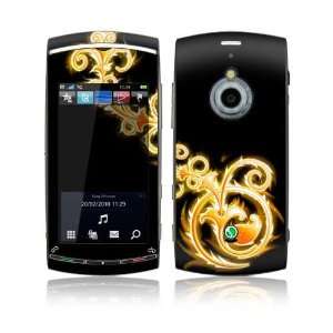  Sony Ericsson Vivaz Pro Skin Decal Sticker   Abstract Gold 