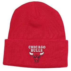  Chicago Bulls Youth Red Clutch Performer Cuffed Knit Hat 