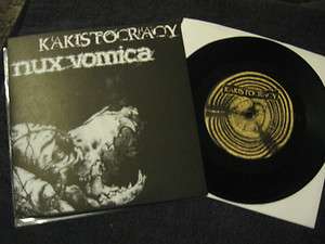 KAKISTOCRACY NUX VOMICA split 7 Wake Up On Fire Remains Of The Day 