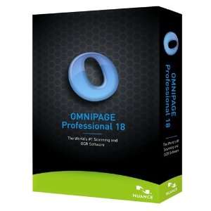 Nuance Communications OmniPage Professional 18   Upgrade (E789A G00 18 
