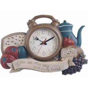  Unique bread,alarm clock,tomatos,grape,kettle clock[1571re 