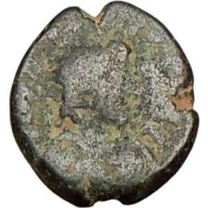   518AD Pentanummium Rare Ancient Byzantine Coin TYCHE of Antioch seated