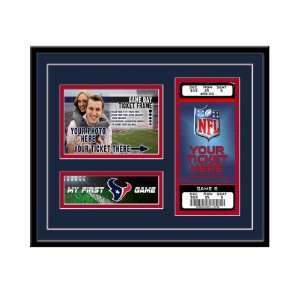  NFL My First Game Ticket Frame   Houston Texans Sports 