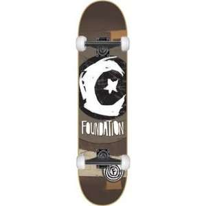   Star/Moon Party Complete   8.0 Brown w/Black Trucks