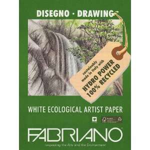  Fabriano Eco White Drawing Pad (11.7x16.5 Inch 25 sheets 