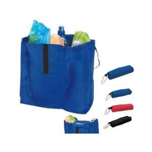  Viridis   Folding grocery tote bag with carabiner.