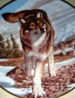 Al Agnew Year Of Wolf LEADER OF PACK Wolf Plate Awesome  