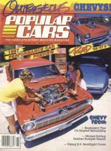 POPULAR CARS~NOV.1986~NHRA SUMMERNATIONALS COVERAGE  