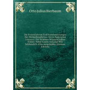   (German Edition) (9785874876654) Otto Julius Bierbaum Books