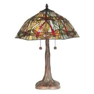  Dale Tiffany Pegria Art Glass Table Lamp