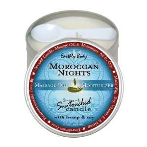  Suntouched hemp candle   6.8 oz round tin moroccan nights 