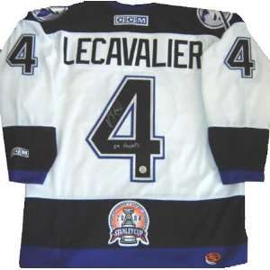 Vincent Lecavalier Tampa Bay Lightning Autographed 2004 Stanley Cup 