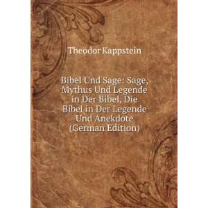   Anekdote (German Edition) (9785876601896) Theodor Kappstein Books