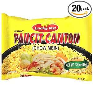 Lucky Me Pancit Canton Original 65g (Pack of 20)  Grocery 