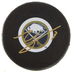  Ville Leino Autographed Buffalo Sabres Hockey Puck Sports 