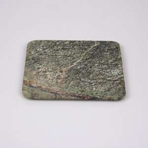  Forrest Green Soapstone Candle Holder Tray (6x6)