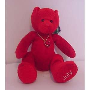    July Birthstone Bear Russ Bears of the Month Toys & Games