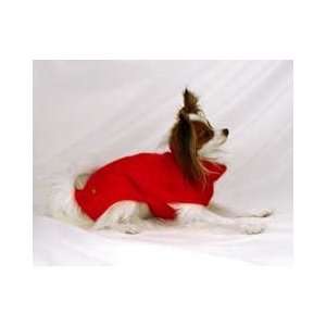    Red Blended Fuzzy Angora Dog Sweater (Small)