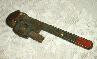 Vintage Old Trimo 8 Trimont Monkey Pipe Wrench  