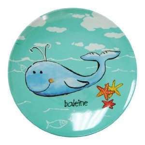 Baby Cie Ocean Animals Melamine Childs Coupe Plate Baby