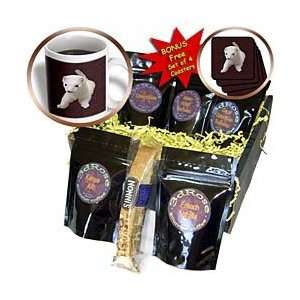 Sandy Mertens Animals   Baby Albino Ferret   Coffee Gift Baskets 