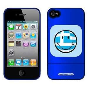  Smiley World Greek Flag on Verizon iPhone 4 Case by 
