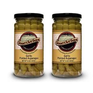 Garlic Pickled Asparagus   2 Pack  Grocery & Gourmet Food