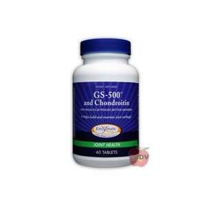  Enzymatic Therapy   GS 500 & Chondroitin   60 tabs Health 