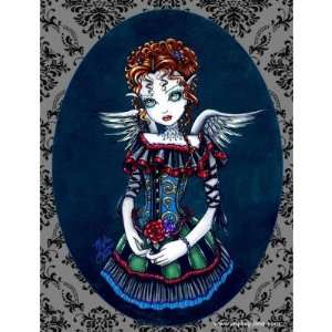  Annabelle Gothic Victorian Angel Postcard