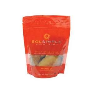 Sol Simple Dried Fruit Mango 6 oz. (Pack Grocery & Gourmet Food
