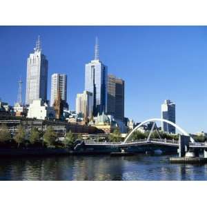 City Skyline from Southgate, Melbourne, Victoria, Australia, Pacific 
