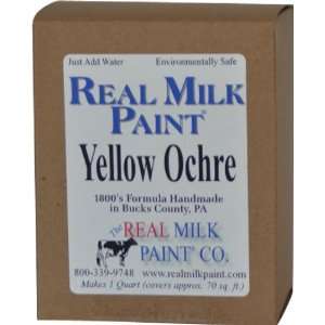  Real Milk Paint Yellow Ochre   Pint