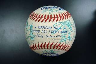 1988 American League All Star Team Signed Baseball  