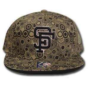  MLB SAN FRANCISCO GIANTS FITTED FLAT BILL HAT CAP 7 3/4 