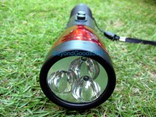   AA Battery 6 LED Lamp Magnet Sirens Alarming Flashlight Torch  