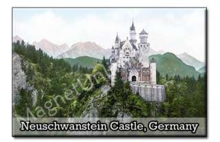 Neuschwanstein Castle Bavaria   GERMANY Souvenir Magnet  