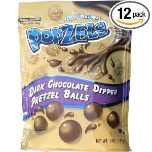Good Sense Dark Chocolate Dipped Pretzel Balls, 5 Ounce Bags (Pack of 